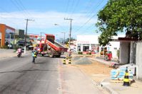 Construção estacionamento Escola Ondina Maria Dias