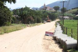 Obras em andamento no Timbé